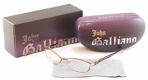 John Galliano Auténtico Nuevo Marco de Anteojos JG5007 045 Metal Plástico Dorado Italia - Imagen 1 de 7