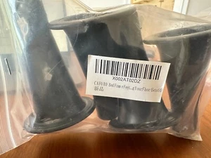 CAFORO Bed Frame Feet That Replace Wheels. Replacement Set of 4 Black  - Picture 1 of 3