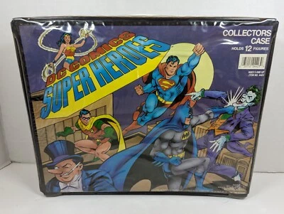 Винтажный коллекционный чехол из 12 фигурок супергероев DC Comics Batman & Superman - Изображение 1 из 4