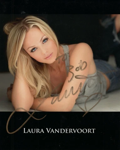 LAURA VANDERVOORT HAND SIGNED 8x10 COLOR PHOTO+COA      GORGEOUS+SEXY     TO BOB Cover