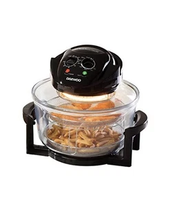 Daewoo 1300W 17L 2 In 1 Halogen Convection oven cooker Air Fryer Extension Ring  - Picture 1 of 8