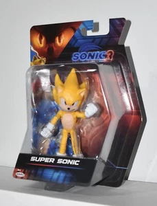 Sonic the Hedgehog - Sonic 3 Movie - Super Sonic 5" Figure - Picture 1 of 2