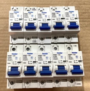 10 x NDM1-125 Circuit Breakers 80A 230-240V - Picture 1 of 1