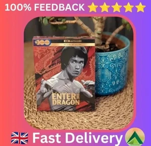Enter the Dragon - 4K Ultra HD Steelbook - 50th Anniversary Italian Box Art NEW - Picture 1 of 11