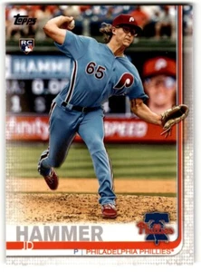 2019 Topps J.D. Hammer Rookie #US27 Philadelphia Phillies - Picture 1 of 2