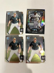 Lot (4) 2015 Bowman Chrome Matt Olson Prospect RC BCP-152 Top 100 BTP-71 HOT 🔥 - Picture 1 of 2