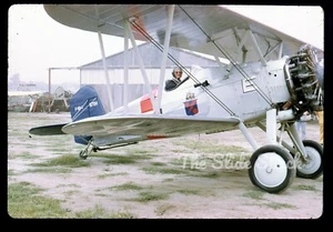 Boeing P-12 F4B-1 US Navy airplane aviation air show original 1973 35mm slide - Picture 1 of 1
