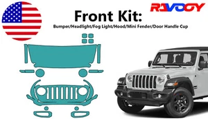For Jeep Wrangler Sport Sport S 2024-2025 Front Paint Protection Film PreCut PPF - Picture 1 of 7