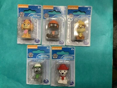 Mini figuras de la Patrulla Canina Marshall Chase Skye Zuma Rocky Nickelodeon juguete regalo Foto 1 de 4