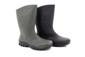 Botas cortas al tobillo Wellington Dunlop DEE W116 unisex de pantorrilla ancha 1/2 largo - Imagen 1 de 7