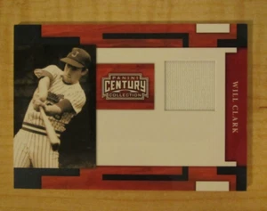 2010 Panini Century Collection Materials Jersey 077/100 Will Clark #19 - Picture 1 of 2