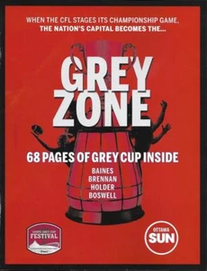 2017 Grey Cup Final Calgary Stampeders - Toronto Argos Unofficial Program Sun - Imagen 1 de 1