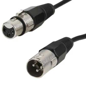 3 Pin XLR Microphone Cable Male To Female Lead Audio Mic Balanced Cord 3m - Picture 1 of 1