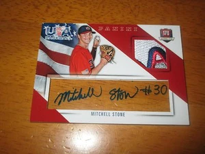 MITCHELL STONE 2015 Panini USA Baseball Acetate PATCH Autograph #49/49 AUTO - Picture 1 of 1