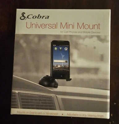 Cobra Electronics Universal Cell Phone Mobile Devise Mount Dashboard Windshield - Image 1 of 4