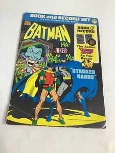 1975 Batman "Stacked Cards" Comic Book and Record Set #PR27 45 RPM Joker Power - Picture 1 of 4