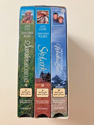 Sarah Plain and Tall Collection Pioneers Hallmark Trilogy - 3 VHS Tape Lot - Image 1 of 4