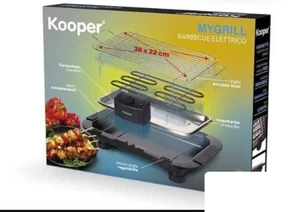 Kooper MyGrill Barbecue Elettrico 38x22 cm con Termostato Regolabile - Foto 1 di 2