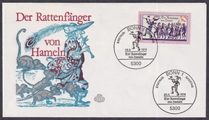 Germany, BRD 1978, The Rat Catcher from Hameln, FDC - Picture 1 of 1