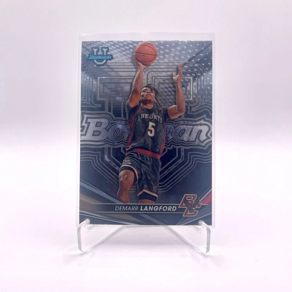 "MINT" DEMARR LANGFORD 2022-23 TOPPS BOWMAN BEST U CHROME ROOKIE CARD #16 - Image 1 of 1