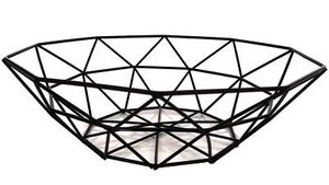 Metal Wire Fruit Bowl Iron Arts Fruit Storage Baskets for Kitchen Counter Cou... - Picture 1 of 8