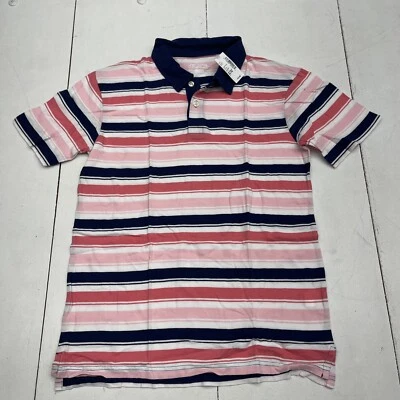 The Children’s Place Pink Stripe Short Sleeve Polo Youth Boys XL New - Image 1 of 4