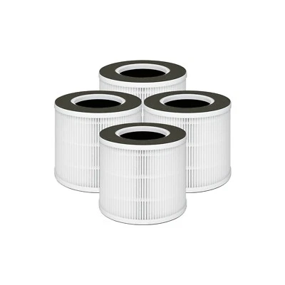 True HEPA Activated Carbon filter for Vremi / Kokeki VK-6067B 4pk  - Image 1 of 4
