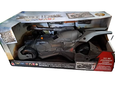 DC Justice League BATMOBILE MEGA CAÑÓN con proyectiles de Mattel ¡NUEVO! 4+ Foto 1 de 2