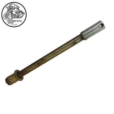 1981 81 YAMAHA XV750 VIRAGO FRONT AXLE WITH SPACERS - Imagem 1 de 4