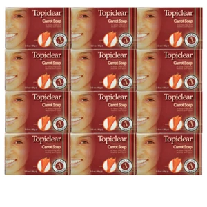 Topiclear Karottenseife für gesunde und frische Haut 3oz/85g Seife (12er-pack) - Bild 1 von 1