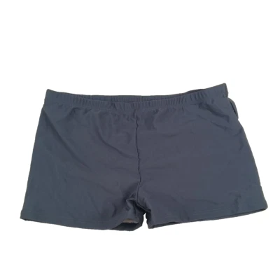 Beach Resort Women Swim Bottom Shorts Size MEDIUM(8-10) Gray Pull on - Image 1 of 4