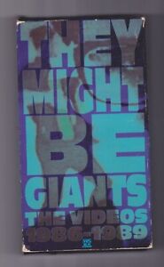 They Might Be Giants: The Videos 1986-1989 VHS Compilation TMBG 