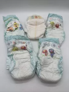 5 Vintage Pampers Baby Dry Sesamstraße Windeln Größe 6 Cruiser? 2 Styles - Bild 1 von 7
