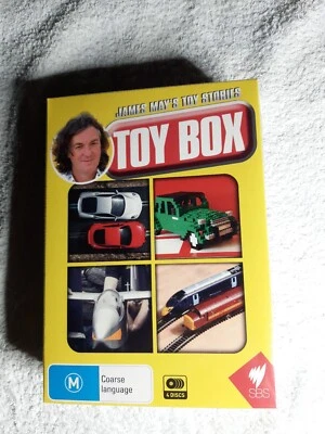 CAJA DE JUGUETES.JAMES MAY'S TOY STORIES.JUEGO DE CAJAS 4 DVD.Nuevo,Sellado.Reg TODO (0) Foto 1 de 4