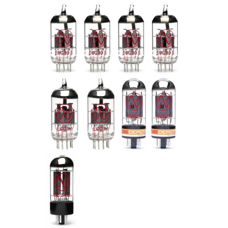 Juego de tubos estándar para Fender Custom 68 Silverface Deluxe Reverb Reissue Foto 1 de 1