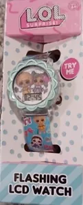 Mädchen LOL SURPRISE SPINNER UHR LCD für KINDER AB 6 Jahren brandneu - Bild 1 von 3