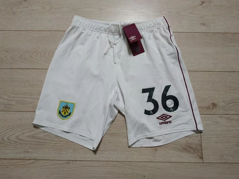 Burnley football shorts Jordan Beyer Umbro shirt size M Cover
