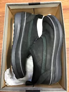 In Box Women's Clarks Mucker Waterproof Black Suede Rain Boots- Size 8.5M - Picture 1 of 9