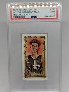 2023 Allen & Ginter Victor Wembanyama Mini A&G Back RC PSA 9 San Antonio Spurs - Picture 1 of 2