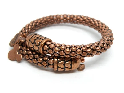 Pulsera Alex & Ani Disney Parks Mickey Mouse Regalo de Sabiduría Tono Oro Rosa Foto 1 de 4