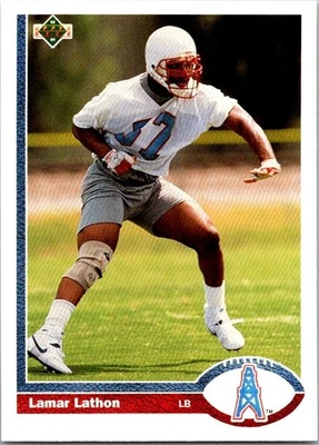 1991 Upper Deck - Lamar Lathon #424 - Image 1 of 2