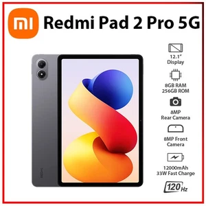 (Wi-Fi+5G) Xiaomi Redmi Pad 2 Pro 5G 8GB+256GB GREY Octa Core Android PC Tablet - Picture 1 of 5