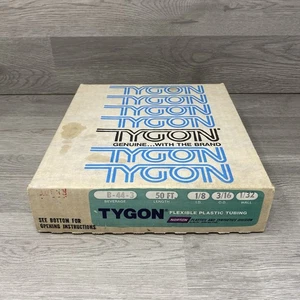Tygon flexibler Kunststoffschlauch Norton B-44-3 50 Fuß 1/8 ID 3/16 OD 1/32 Wand - Bild 1 von 3