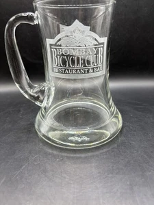 Vintage Bombay Bicycle Club Beer Mug Glass Miller Draft - Picture 1 of 4
