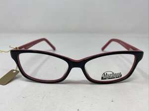 CSC MYSTIQUE 5036 C3 48-14-135 Schwarz/Lippenstift Rot Vollrand Brille Brillengestell J114 - Bild 1 von 8