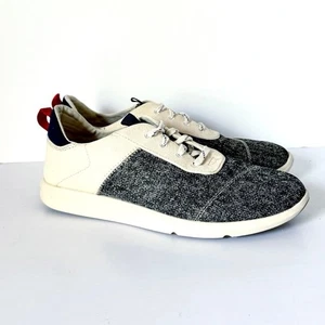 Toms Damen Cabrillo Strick und Canvas Schnürschuh Turnschuhe Größe 8,5 Birke Schwarz - Bild 1 von 12