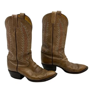Stivali da cowboy vintage TONY LAMA 6616 da uomo taglia 8,5 D etichetta oro - Foto 1 di 15