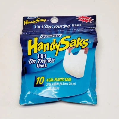 Paquete de 10 bolsas de plástico de 4 galones para teléfonos móviles pesados descontinuados sobre la marcha prácticos saks Foto 1 de 3