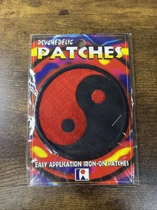 Yin & Yang Planchado Bordado Vintage Ropa Chaqueta Parche Taoísmo Hippie Boho - Imagen 1 de 2