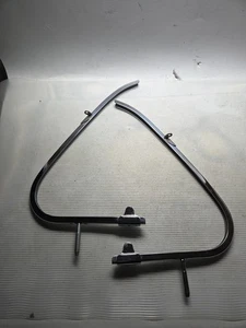 2 Cornici Cromate Telaio Deflettore DX SX FIAT 600 ORIGINALE DELL'EPOCA  - Picture 1 of 8